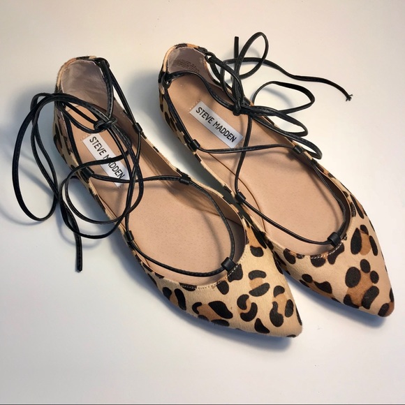 steve madden tie up flats